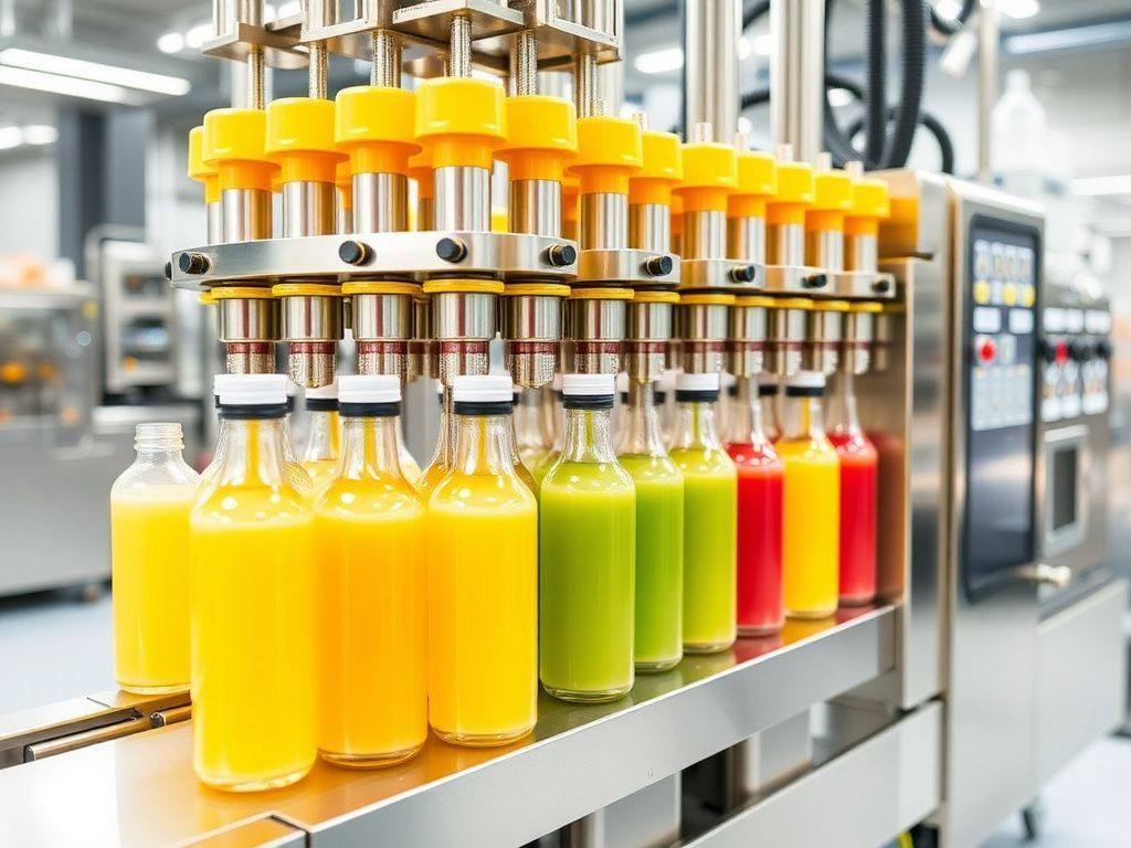 Food and beverage clean filling factory line