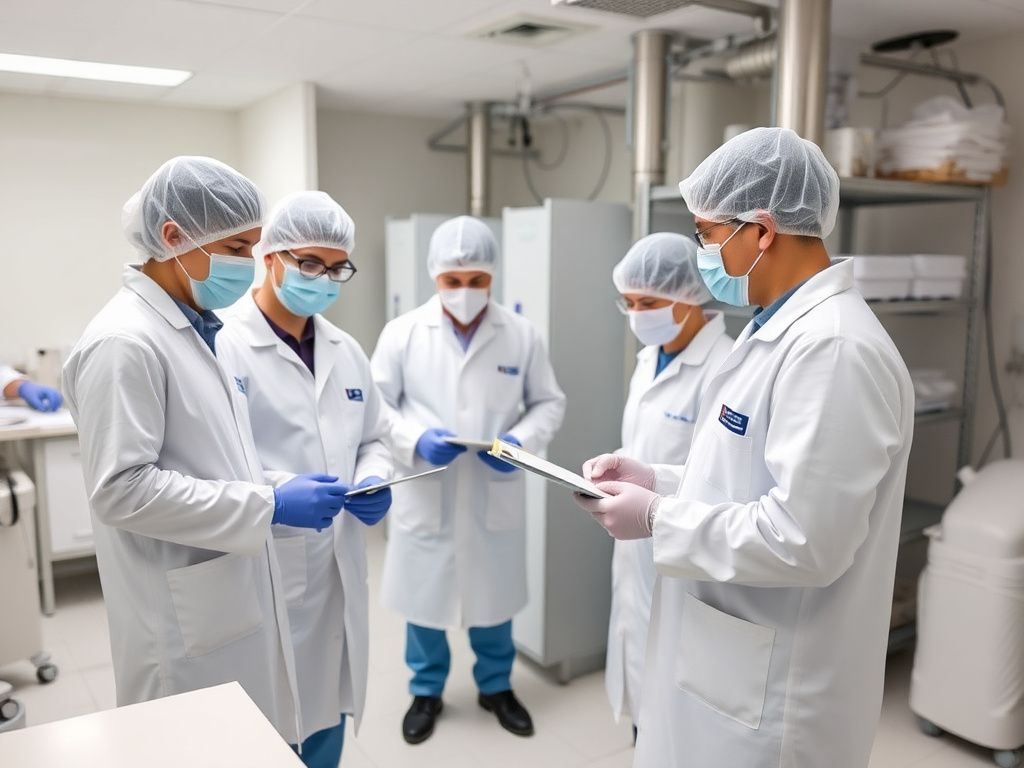 GMP cleanroom verification team